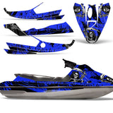 Sea-Doo Bombardier GTS 1992-1997 Sitdown Jet Ski Graphic Wrap Kit - Reaper V2