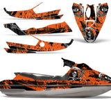 Sea-Doo Bombardier GTS 1992-1997 Sitdown Jet Ski Graphic Wrap Kit - Reaper V2