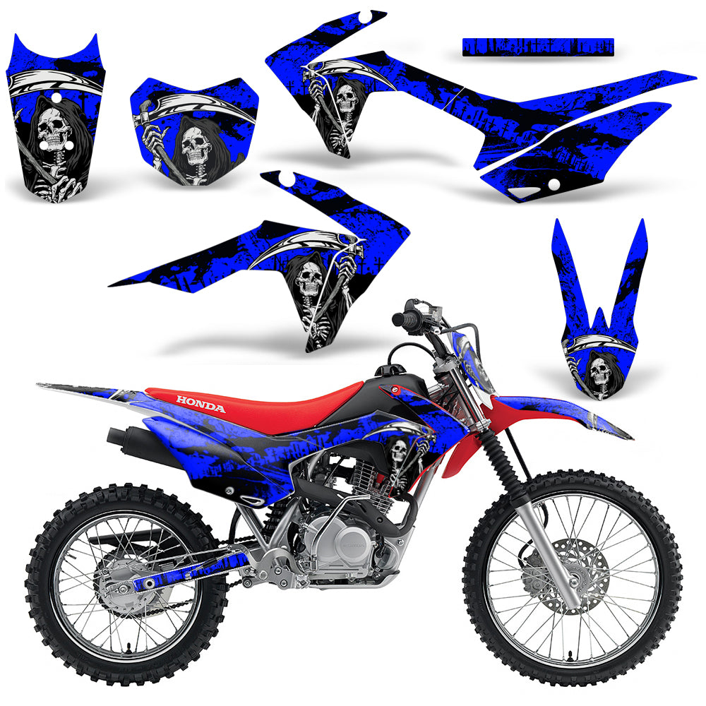 Honda CRF 125F 2014 2018 Motocross Graphic Kit Reaper V2 Wholesale Decals