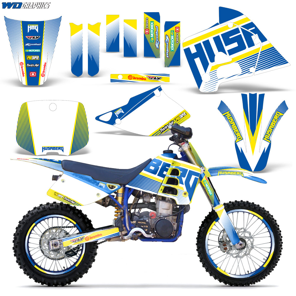 Husaberg FC 501 19971999 Motocross Graphic Kit Race Berg Wholesale
