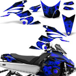 Yamaha FX Nytro 2008-2014 Sled Snowmobile Wrap Graphic Kit - Flames