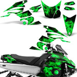 Yamaha FX Nytro 2008-2014 Sled Snowmobile Wrap Graphic Kit - Flames
