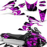 Yamaha FX Nytro 2008-2014 Sled Snowmobile Wrap Graphic Kit - Flames
