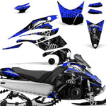 Yamaha FX Nytro 2008-2014 Sled Snowmobile Wrap Graphic Kit - Reaper V2