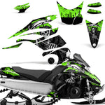 Yamaha FX Nytro 2008-2014 Sled Snowmobile Wrap Graphic Kit - Reaper V2