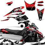 Yamaha FX Nytro 2008-2014 Sled Snowmobile Wrap Graphic Kit - Reaper V2