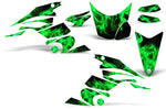 Yamaha FX Nytro 2008-2014 Sled Snowmobile Wrap Graphic Kit - Flames