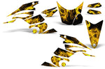 Yamaha FX Nytro 2008-2014 Sled Snowmobile Wrap Graphic Kit - Flames