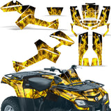 Can-Am Outlander EFI 500/650 2012-2015 ATV Graphic Kit - Flames