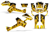 Can-Am Outlander EFI 500/650 2012-2015 ATV Graphic Kit - Flames