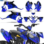 Polaris Predator 90 ATV Quad Graphic Kit - Flames