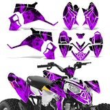 Polaris Outlaw 90/110 2002-2020 ATV Quad Graphic Kit - Flames