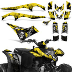 Polaris Phoenix 200 2005-2016 ATV Quad Graphic Kit - Reaper V2