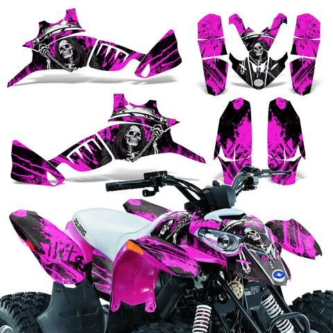 Polaris Predator 90 ATV Quad Graphic Kit - Reaper V2