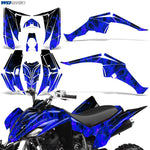 Yamaha Raptor 350 2004-2014 ATV Graphic Kit - Flames