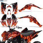 Yamaha Raptor 350 2004-2014 ATV Graphic Kit - Flames