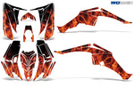Yamaha Raptor 350 2004-2014 ATV Graphic Kit - Flames