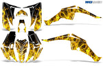 Yamaha Raptor 350 2004-2014 ATV Graphic Kit - Flames