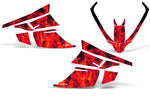 Arctic Cat F Z1 Series Sled Snowmobile Wrap Graphic Kit - Flames