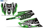 Arctic Cat Firecat Sled Snowmobile Wrap Graphic Kit - Team Arctic