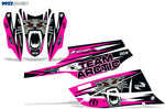 Arctic Cat Firecat Sled Snowmobile Wrap Graphic Kit - Team Arctic