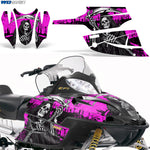 Arctic Cat Firecat Sled Snowmobile Wrap Graphic Kit - Reaper V2