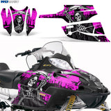 Arctic Cat Firecat Sled Snowmobile Wrap Graphic Kit - Reaper V2