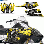 Arctic Cat Firecat Sled Snowmobile Wrap Graphic Kit - Reaper V2