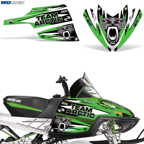 Arctic Cat ATV & Snowmobile Decal Sticker Set – 3-Piece Custom Vinyl Graphics