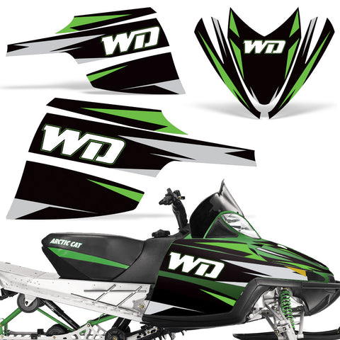 Arctic Cat M Series Crossfire Snowmobile Wrap Graphic Kit - WD