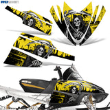 Arctic Cat M Series Crossfire Snowmobile Wrap Graphic Kit - Reaper V2