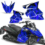 Arctic Cat Pro Cross / Pro Climb 2012-2013 Sled Snowmobile Wrap Graphic Kit - Flames