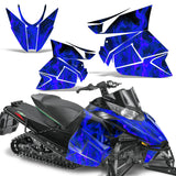 Arctic Cat Pro Cross / Pro Climb 2012-2013 Sled Snowmobile Wrap Graphic Kit - Flames