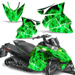 Arctic Cat Pro Cross / Pro Climb 2012-2013 Sled Snowmobile Wrap Graphic Kit - Flames