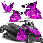 Arctic Cat Pro Cross / Pro Climb 2012-2013 Sled Snowmobile Wrap Graphic Kit - Flames