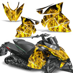 Arctic Cat Pro Cross / Pro Climb 2012-2013 Sled Snowmobile Wrap Graphic Kit - Flames