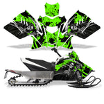 Arctic Cat ZR 200 2018-2020 Sled Snowmobile Wrap Graphic Kit - Reaper V2