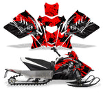 Arctic Cat ZR 200 2018-2020 Sled Snowmobile Wrap Graphic Kit - Reaper V2