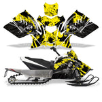 Arctic Cat ZR 200 2018-2020 Sled Snowmobile Wrap Graphic Kit - Reaper V2