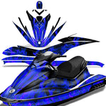 Sea-Doo GTI 2006-2010 Sitdown Jet Ski Graphic Wrap Kit - Flames