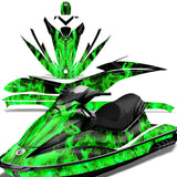 Sea-Doo GTI 2006-2010 Sitdown Jet Ski Graphic Wrap Kit - Flames