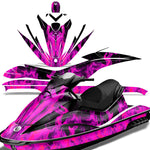 Sea-Doo GTI 2006-2010 Sitdown Jet Ski Graphic Wrap Kit - Flames