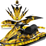 Sea-Doo GTI 2006-2010 Sitdown Jet Ski Graphic Wrap Kit - Flames