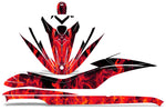 Sea-Doo GTI 2006-2010 Sitdown Jet Ski Graphic Wrap Kit - Flames