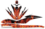 Sea-Doo GTI 2006-2010 Sitdown Jet Ski Graphic Wrap Kit - Flames
