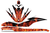 Sea-Doo GTI 2006-2010 Sitdown Jet Ski Graphic Wrap Kit - Flames