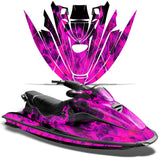 Sea-Doo GTI Bombardier GTX Siege Avant 1996-1999 Sitdown Jet Ski Graphic Wrap Kit - Flames