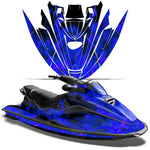 Sea-Doo GTI Bombardier GTX Siege Avant 1996-1999 Sitdown Jet Ski Graphic Wrap Kit - Flames
