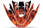 Sea-Doo GTI Bombardier GTX Siege Avant 1996-1999 Sitdown Jet Ski Graphic Wrap Kit - Flames