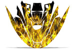 Sea-Doo GTI Bombardier GTX Siege Avant 1996-1999 Sitdown Jet Ski Graphic Wrap Kit - Flames